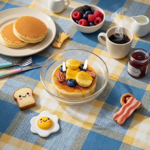 Cafe Delights Banana Nut Pancakes Scented Soy Wax Candle - Picture 8 of 8